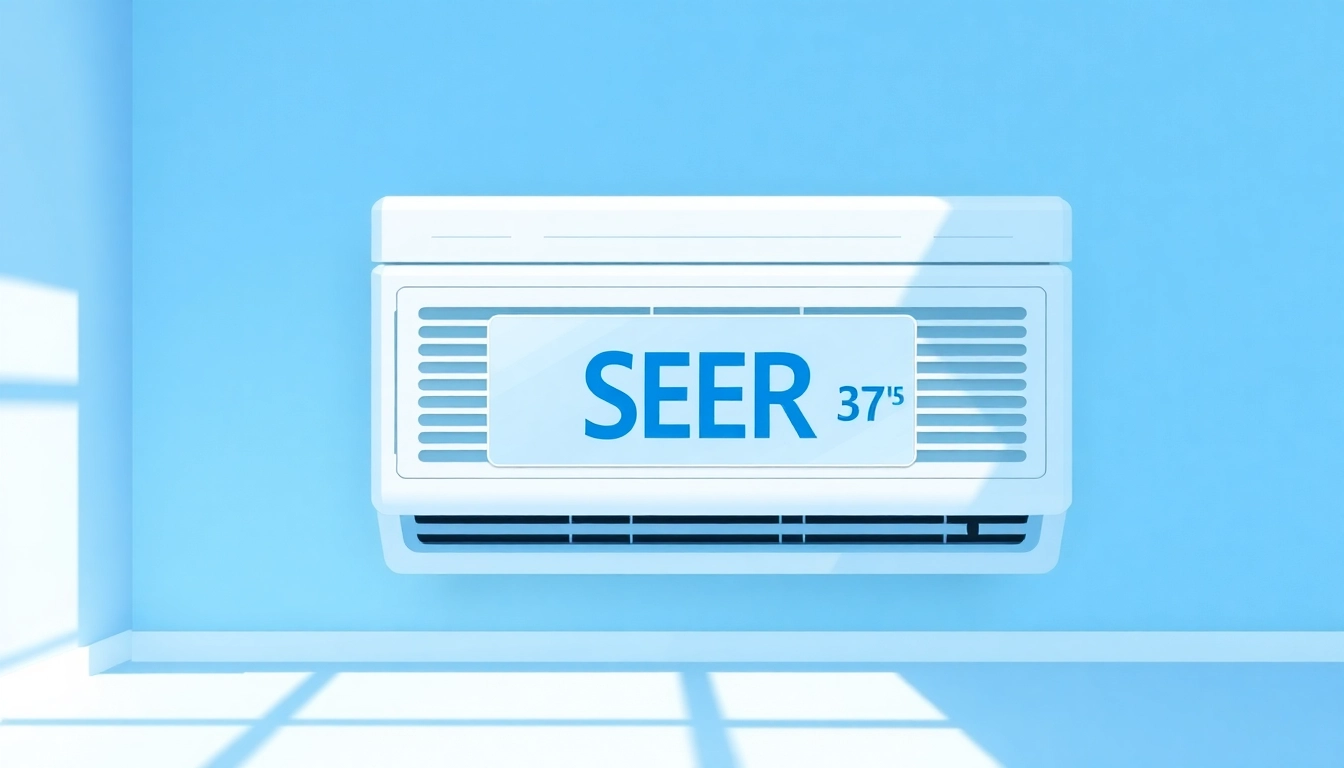 Learn what is a seer rating on air conditioners through a detailed diagram highlighting its efficiency.