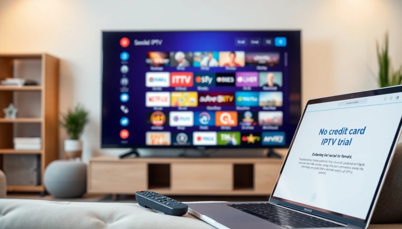 Enjoy Seamless Entertainment with a No Credit Card IPTV Trial