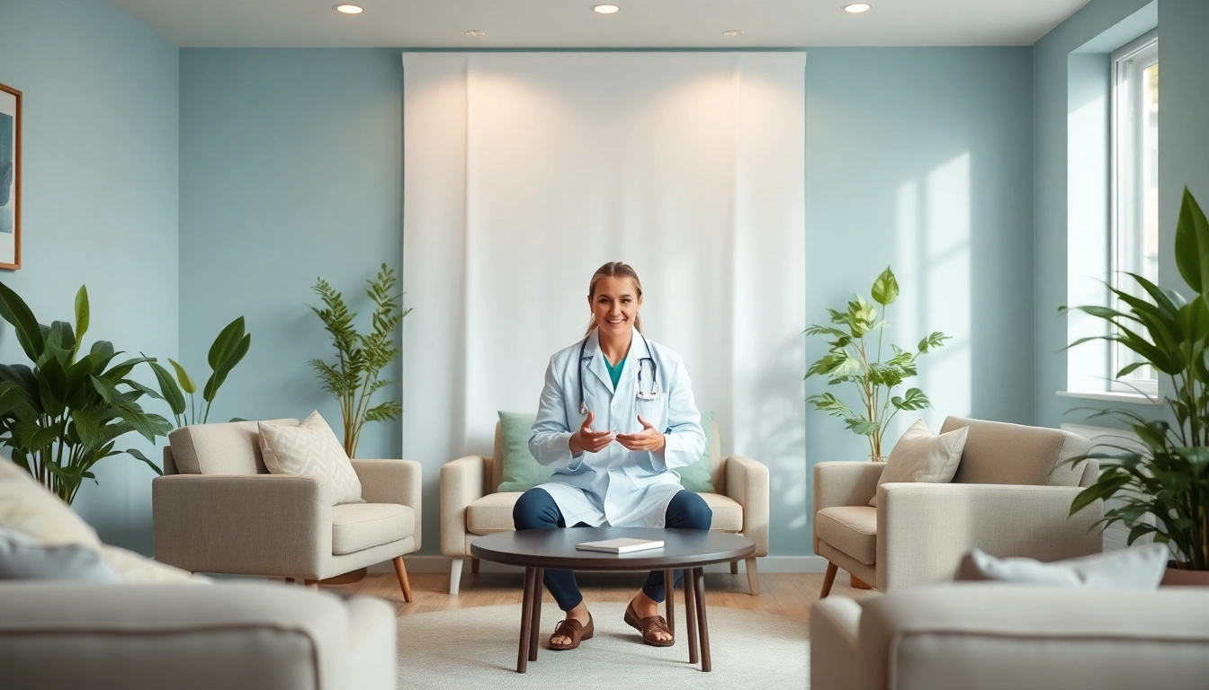 Healing trauma therapy room emphasizing comfort and serenity for effective recovery.