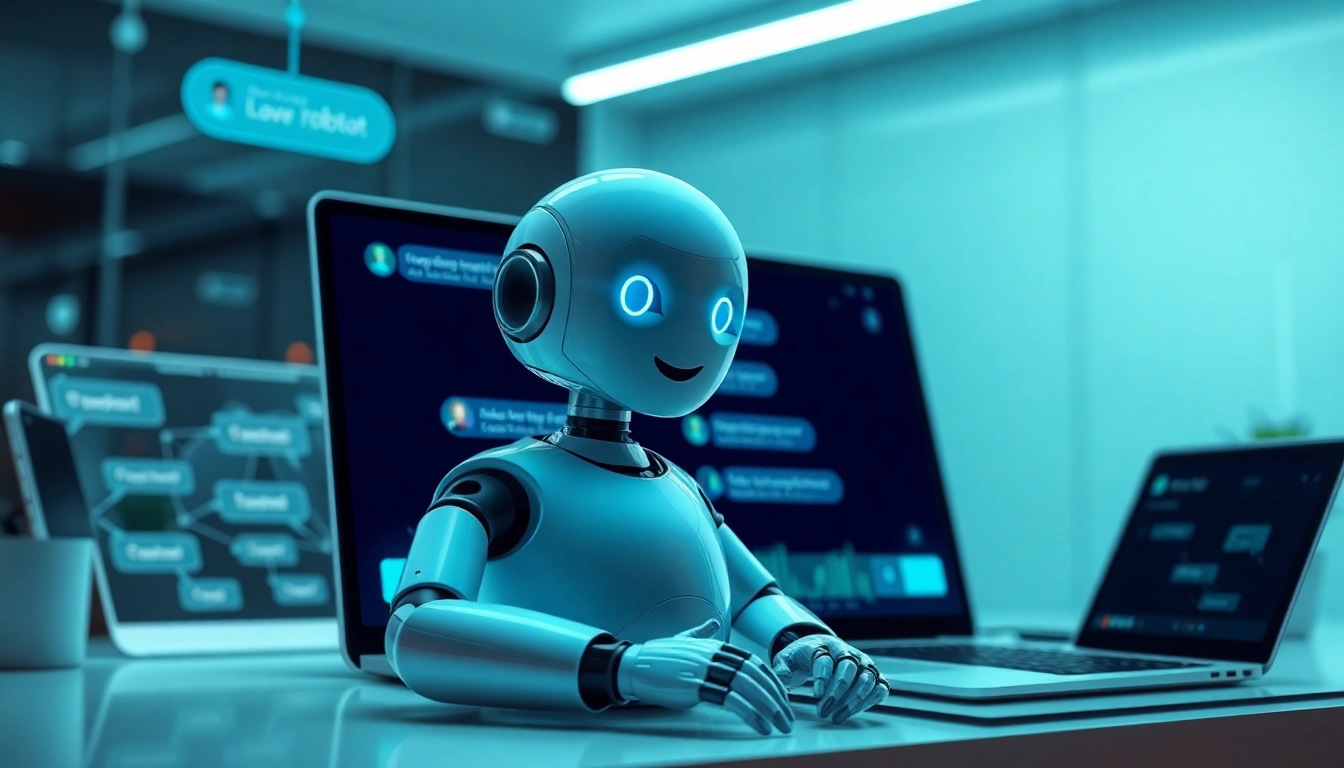 Engaging AI bot for websites interacting with users on a digital platform.