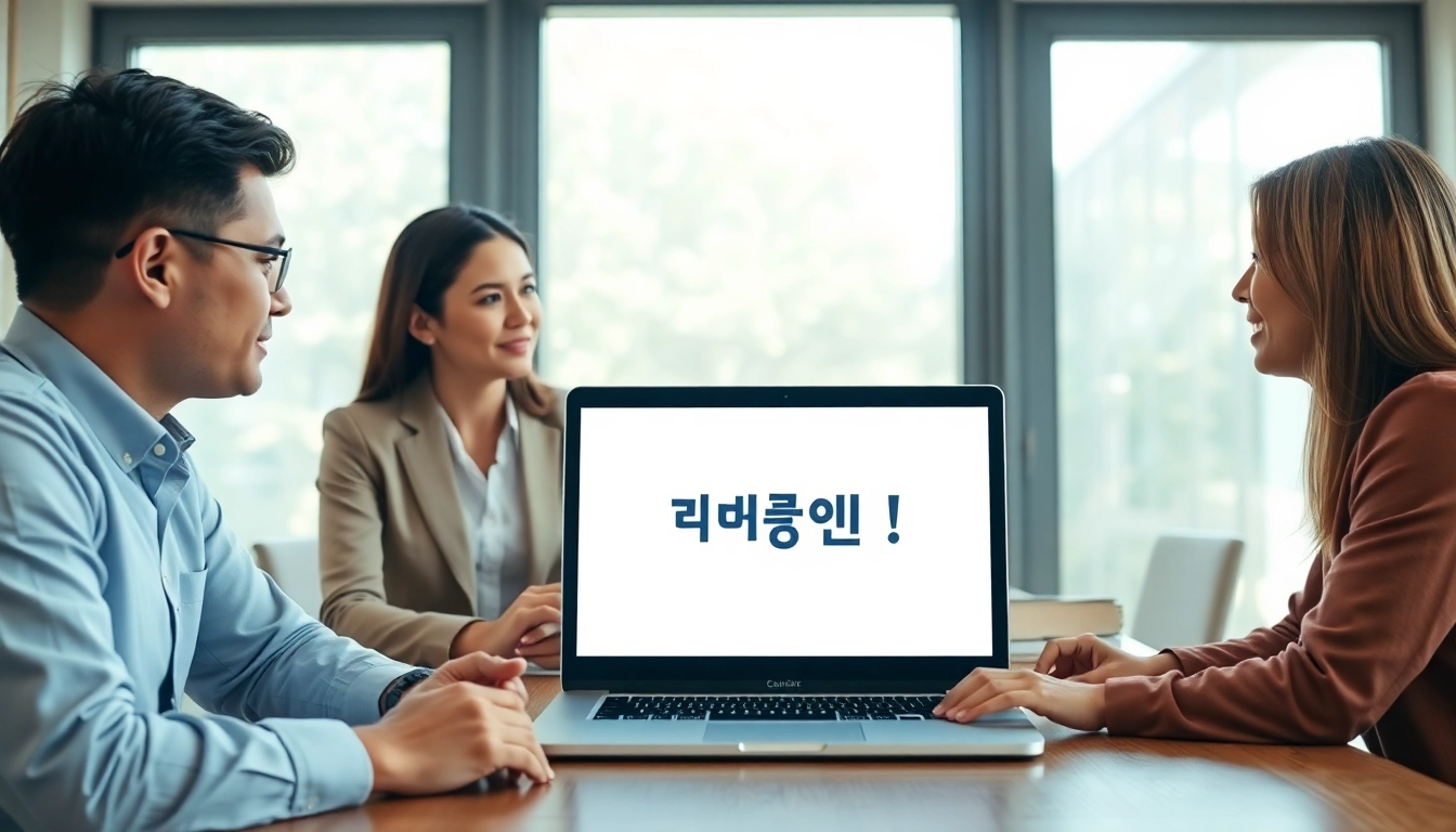 카드 현금화와 관련된 상담 중인 전문가와 고객의 상호작용 장면