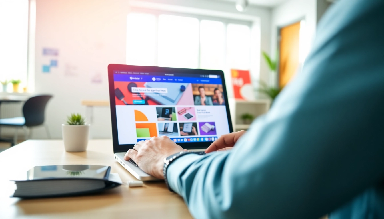 Enhance your kc website design with professional web designer creating innovative layouts.